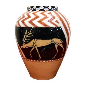 Palazzi - Roman Ceramic Vase - Italy 1920s